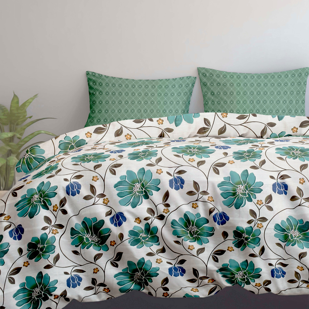 Bonafide Bedsheet – OOA 144 GSM Polyester King Size Set